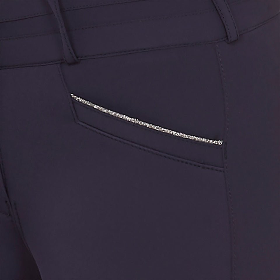 Schockemohle Summer Heather Ladies Breeches Dark Blue - Aitken's Saddlery