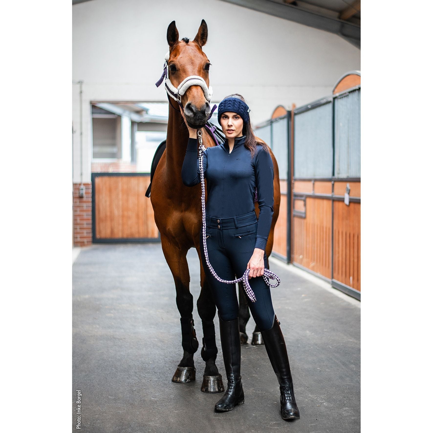 Schockemohle Winter Heather FS Breeches Graphite - Aitken's Saddlery