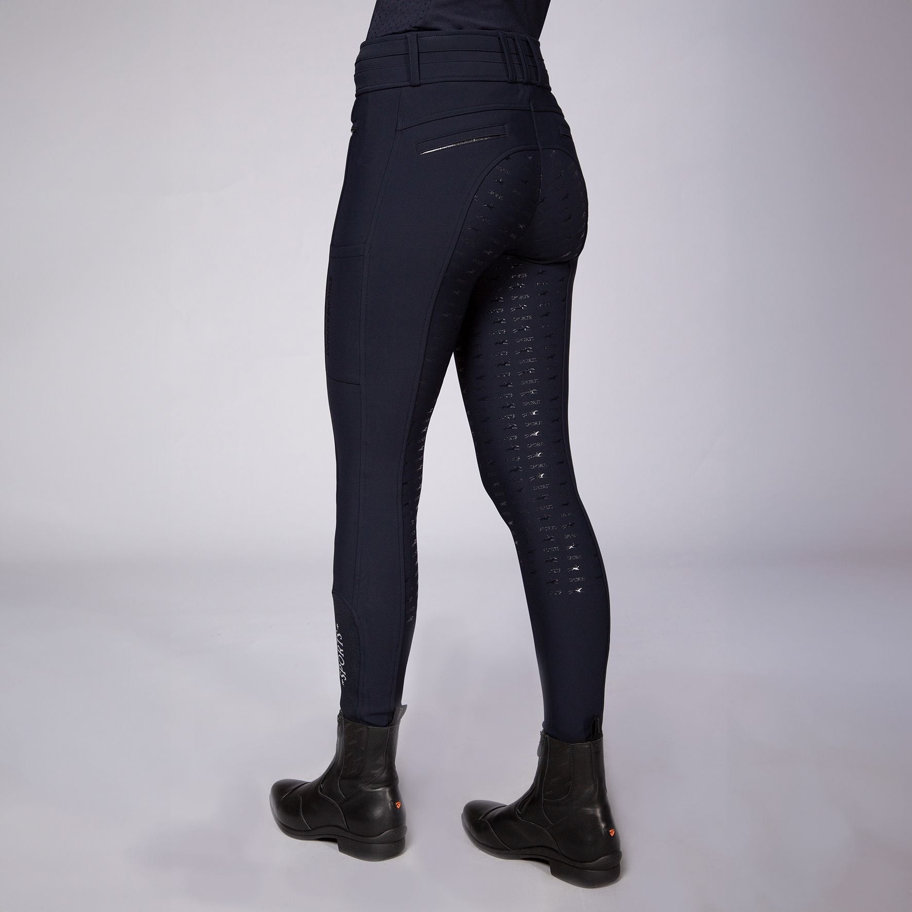 Schockemohle Winter Heather FS Breeches Graphite - Aitken's Saddlery