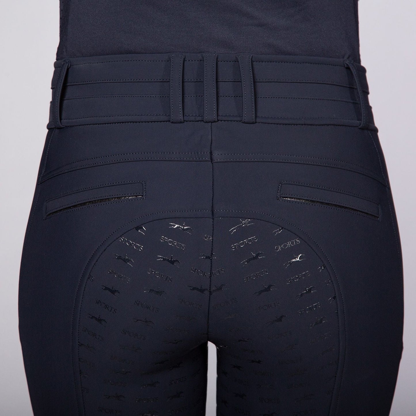 Schockemohle Winter Heather FS Breeches Graphite - Aitken's Saddlery