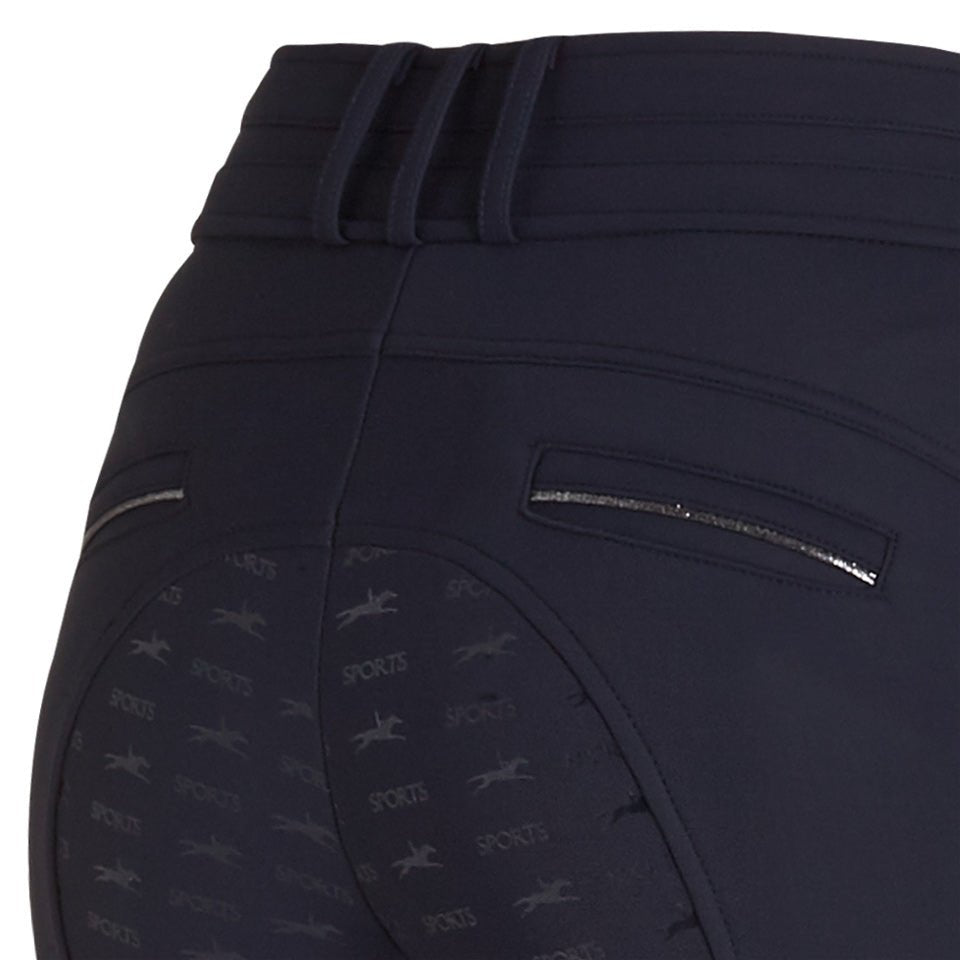 Schockemohle Winter Heather FS Breeches True Navy - Aitken's Saddlery