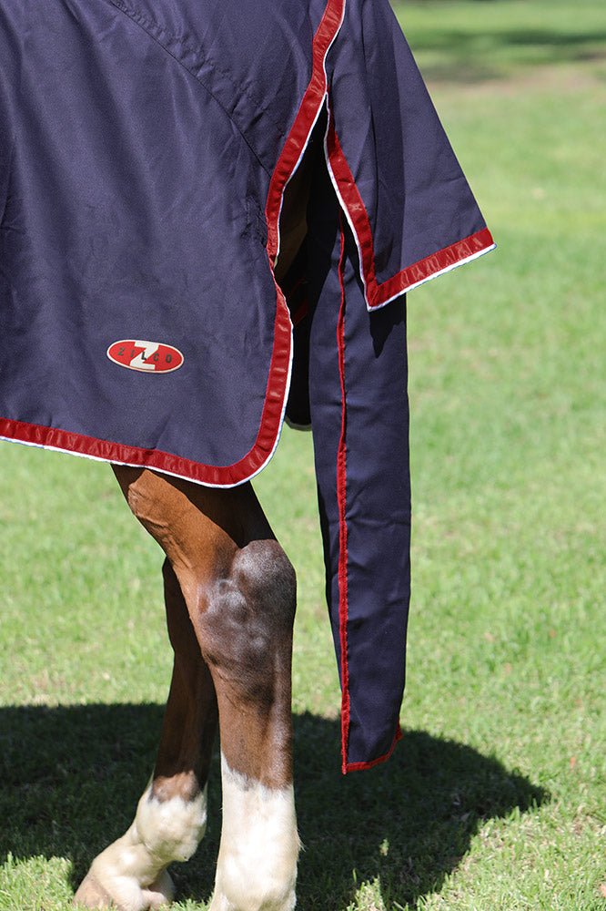 Show Circuit Show Tail Bag Navy - Aitken's Saddlery