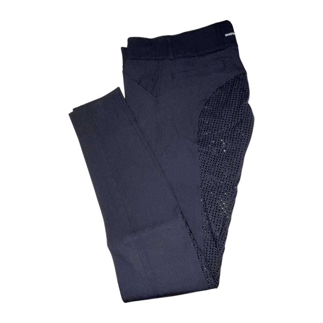 Showcraft Classic Silicon Seat Jodphurs Navy - Aitken's Saddlery
