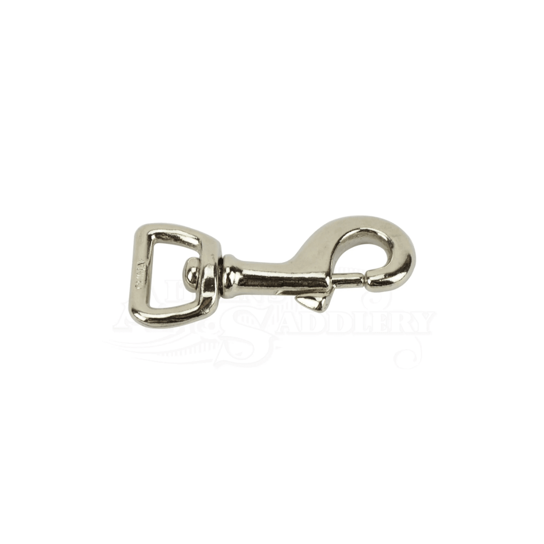 Square Eye Light Weight Swivel Snap 13mm Silver - Aitken's Saddlery