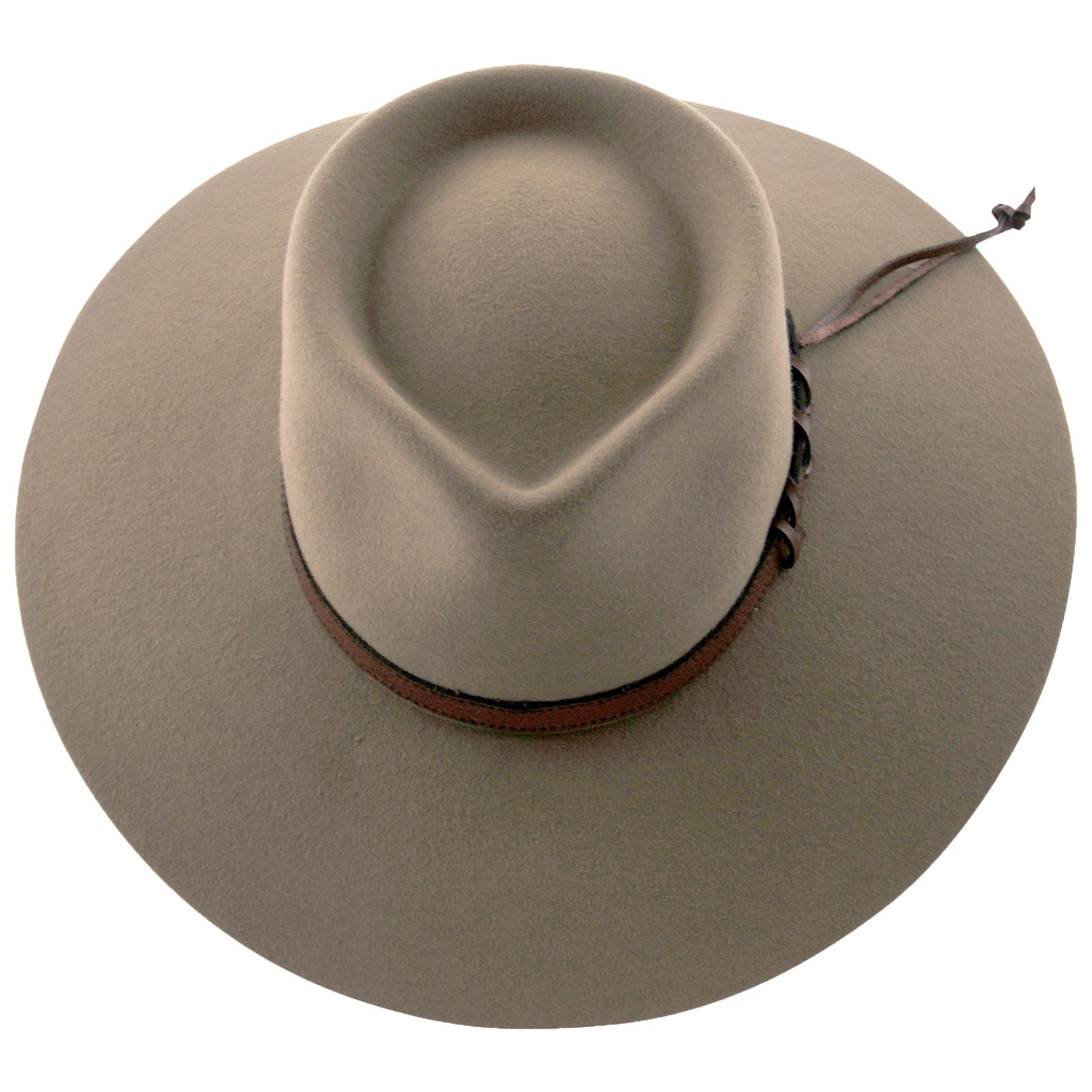 Statesman Big Australian Fur Felt Hat Sand - Aitken's Saddlery