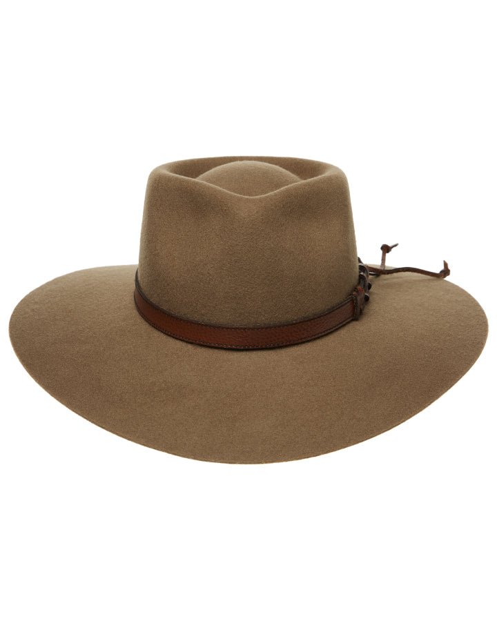 Statesman Big Australian Kids Wool Felt Hat Riverstone - Aitken's Saddlery