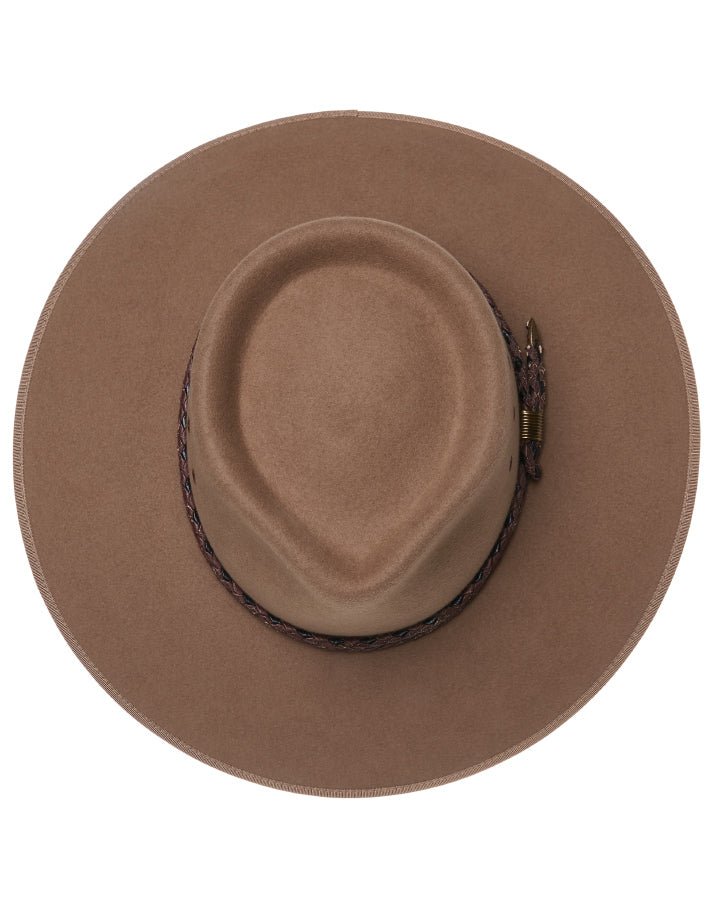Statesman Countryman Fur Felt Hat Sand - Aitken's Saddlery