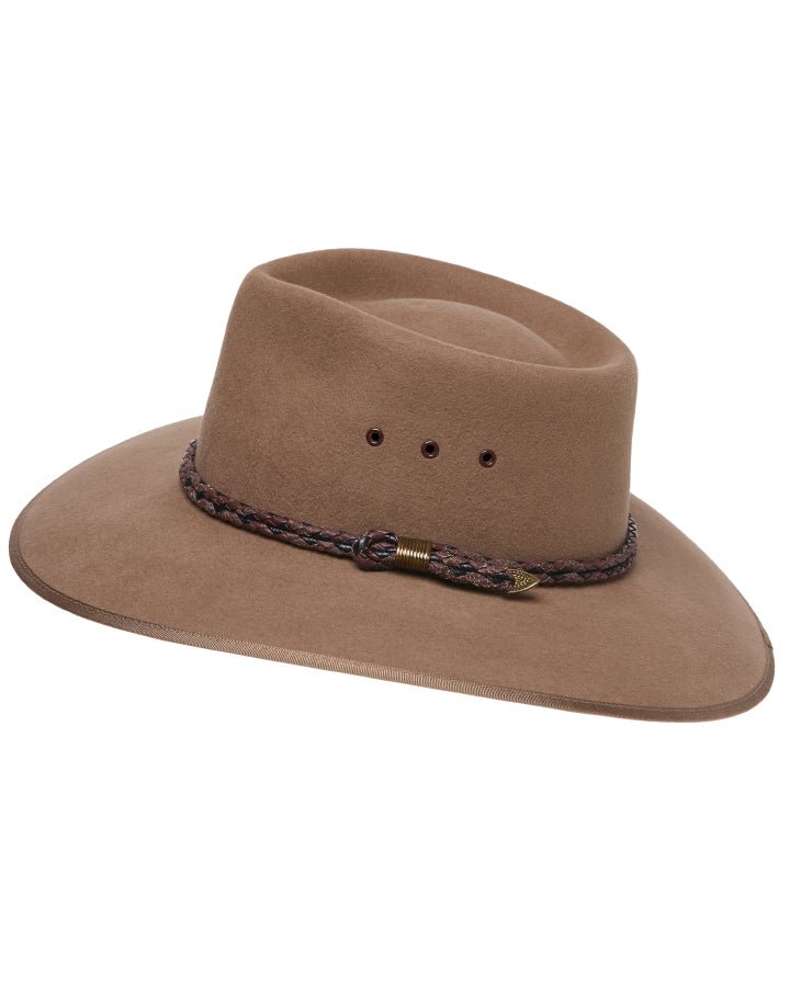 Statesman Countryman Fur Felt Hat Sand - Aitken's Saddlery