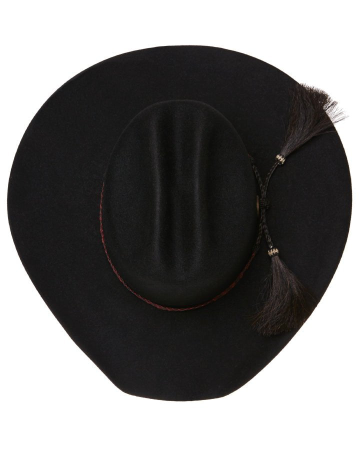 Statesman Great Divide Fur Felt Hat Black - Aitken's Saddlery