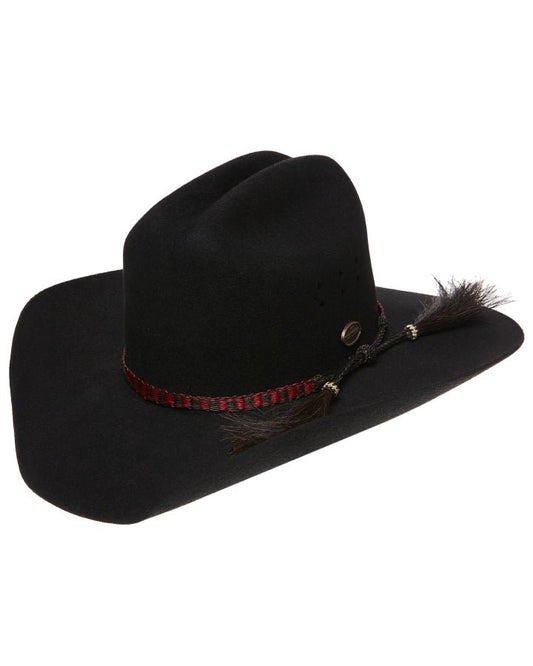 Statesman Great Divide Fur Felt Hat Black - Aitken's Saddlery