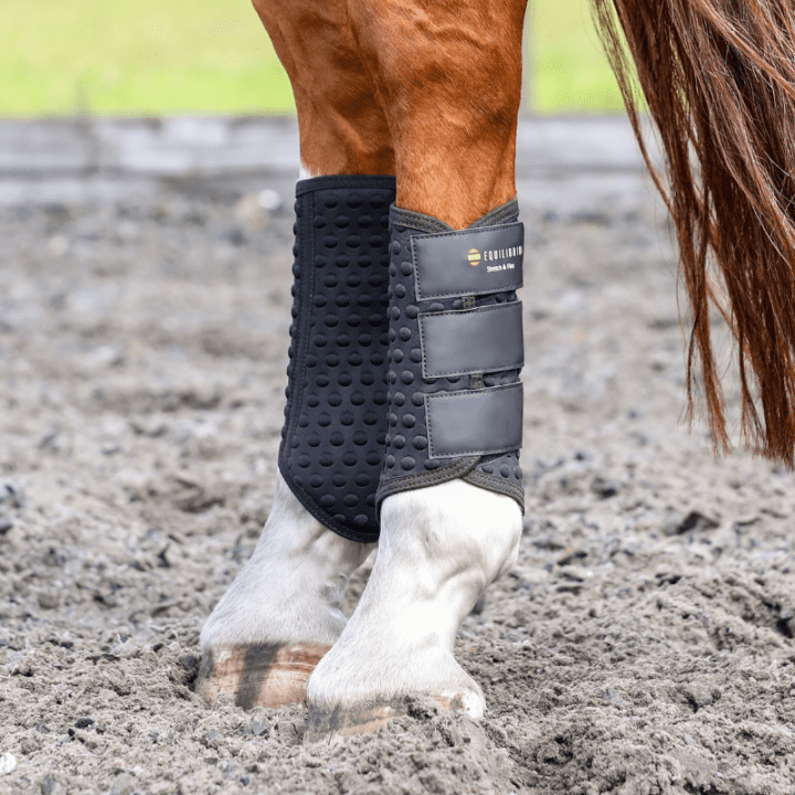 Stretch & Flex Flatwork Wraps New Black - Aitken's Saddlery
