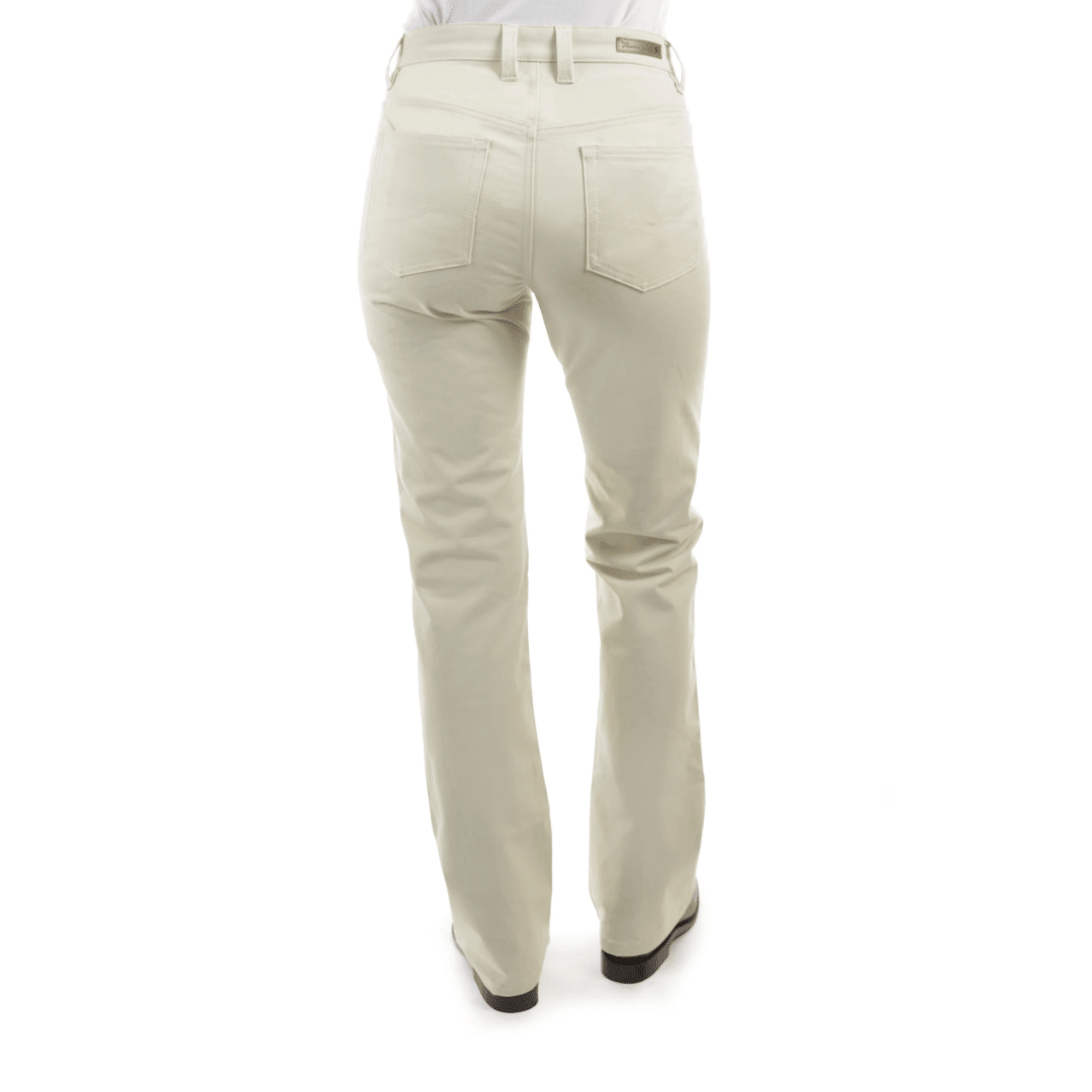 Thomas Cook Stretch Ladies Moleskin Jeans Stone - Aitken's Saddlery