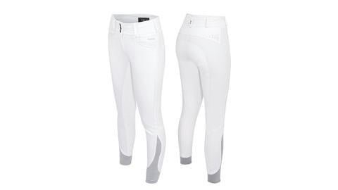 Tredstep Solo Volte Stella Ladies Breeches White - Aitken's Saddlery