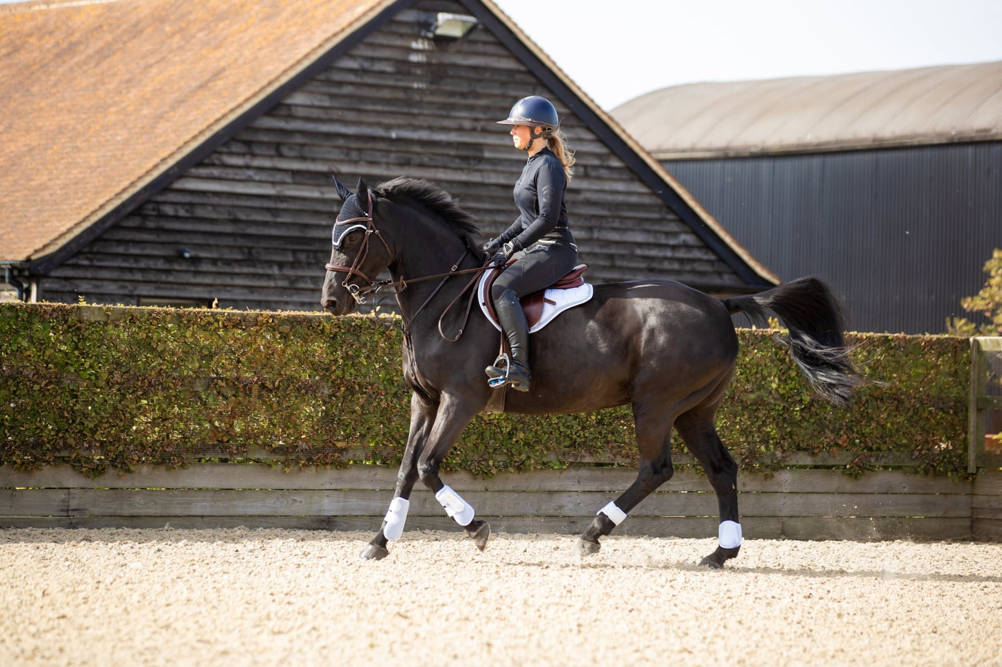 Tri-Zone Fetlock Boots White - Aitken's Saddlery