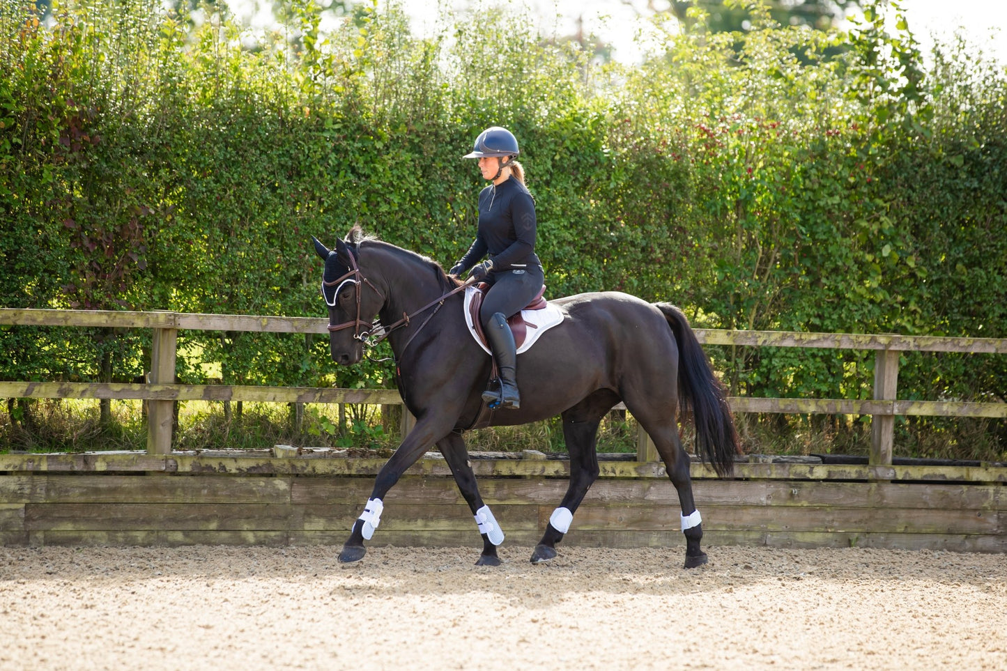 Tri-Zone Open Tendon Sports Boots White - Aitken's Saddlery