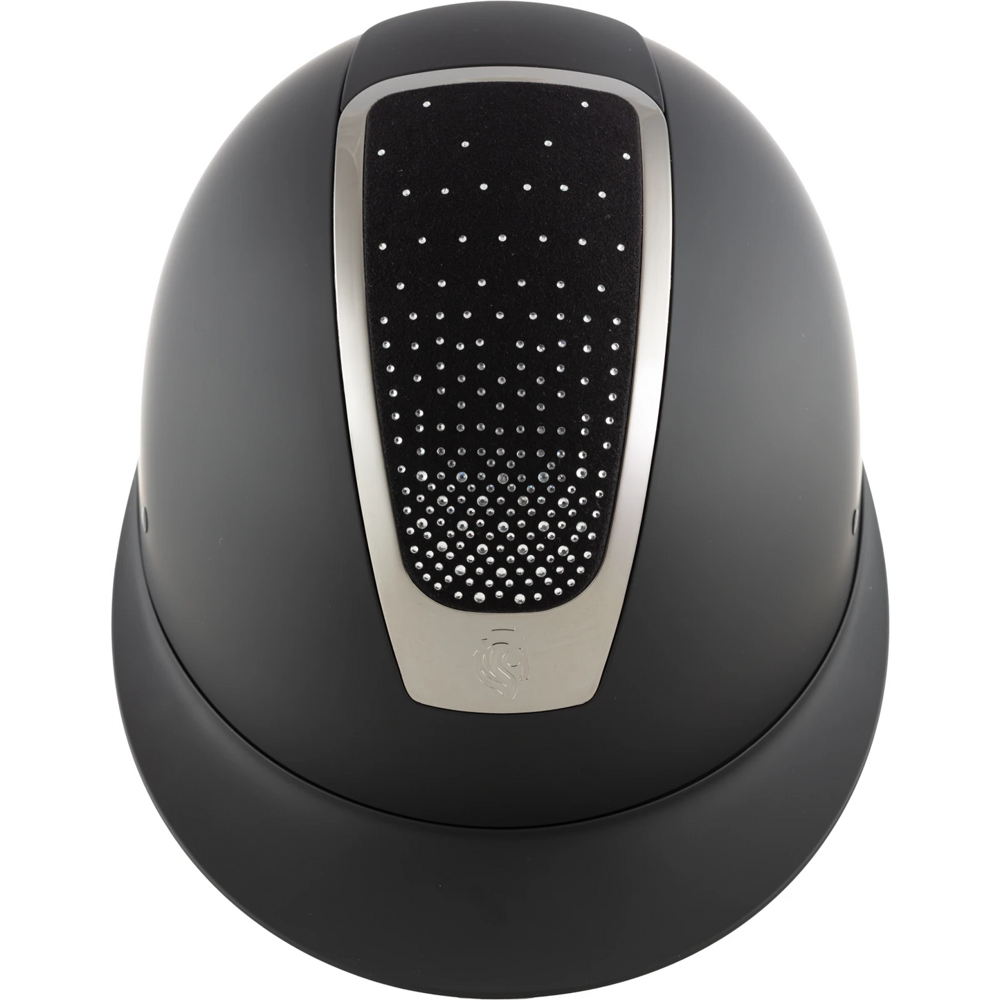 Equinavia Crown Mips Helmet Black with Silver Crystals