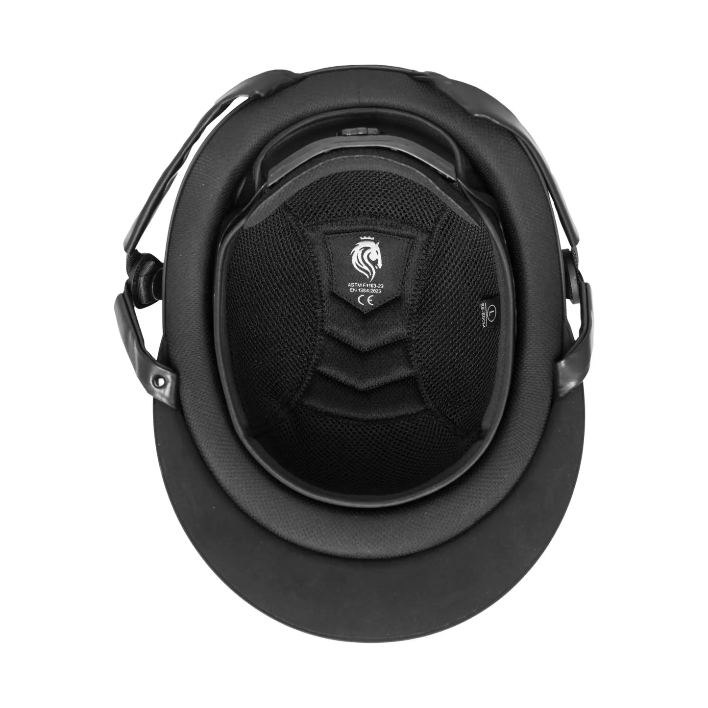 Equinavia Crown Mips Helmet Black with Silver Crystals