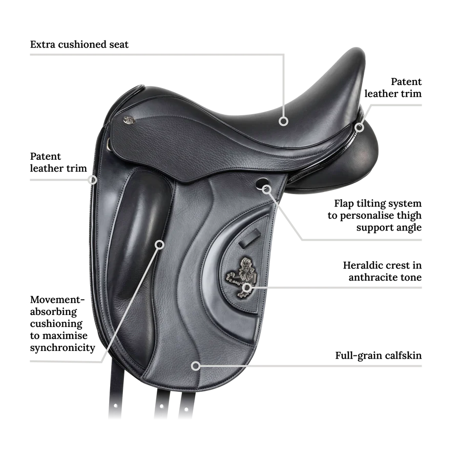 Fairfax World Class II Dressage Saddle Black