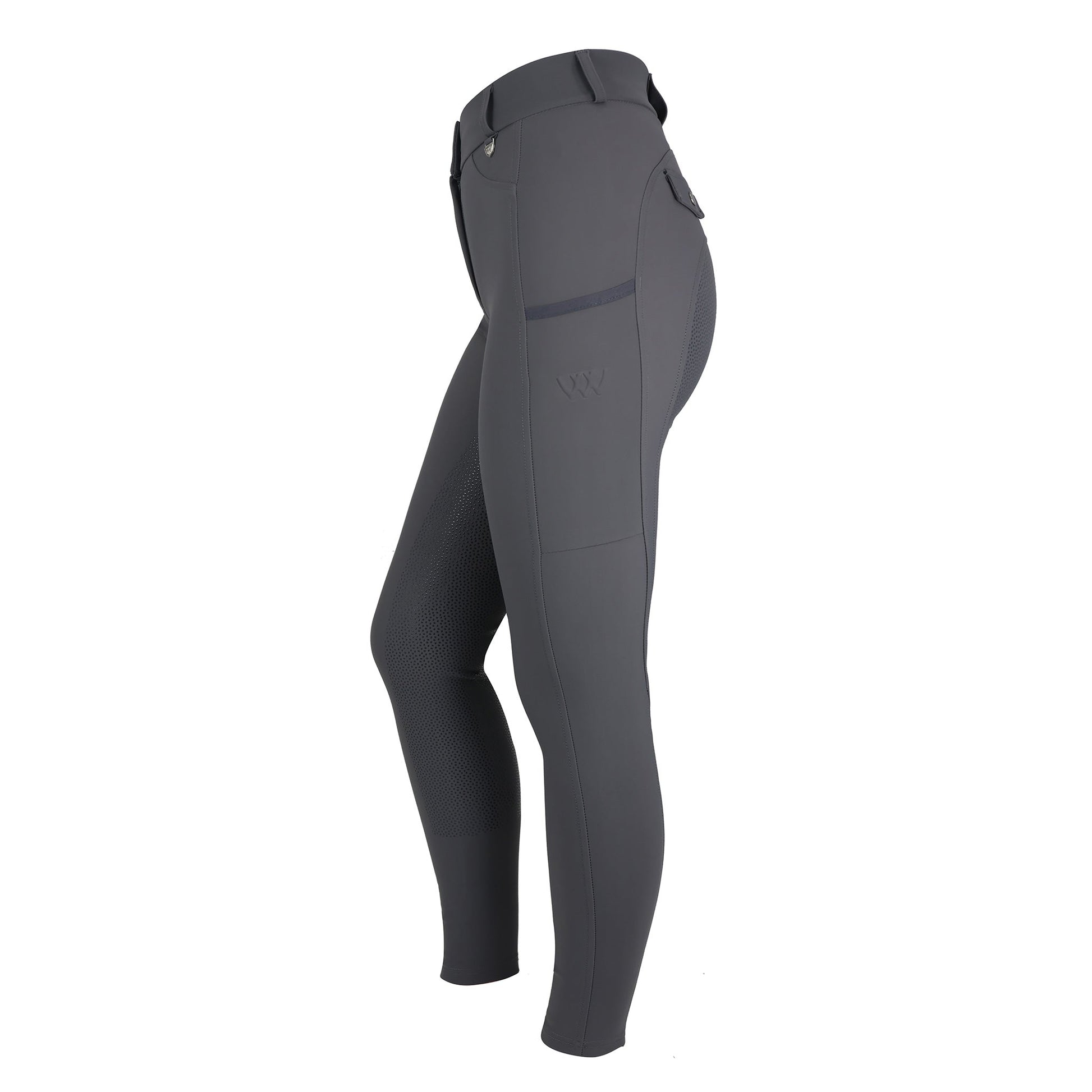 Woof Wear Hybrid Tight FS Ladies Grey - Aitken's Saddlery
