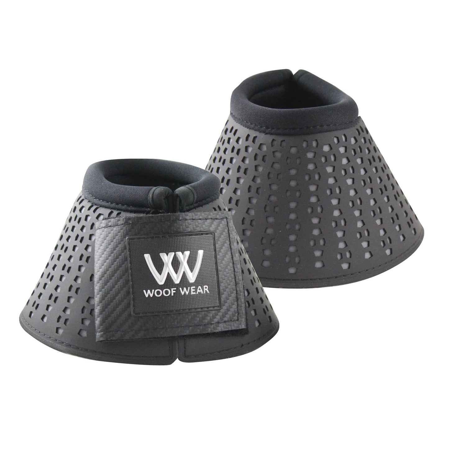 Woof Wear iVent Over Reach Boot Black & Steel - Aitken's Saddlery