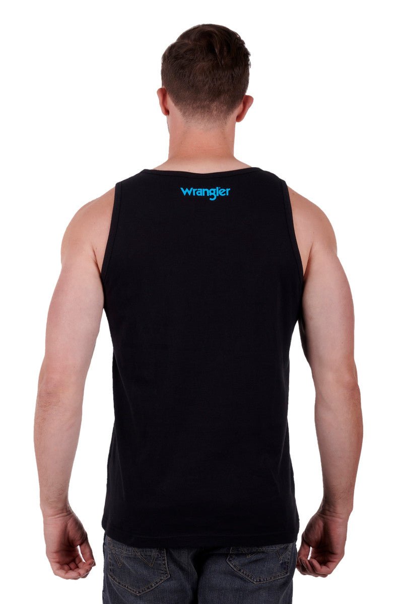 Wrangler Harvey Mens Singlet Black - Aitken's Saddlery