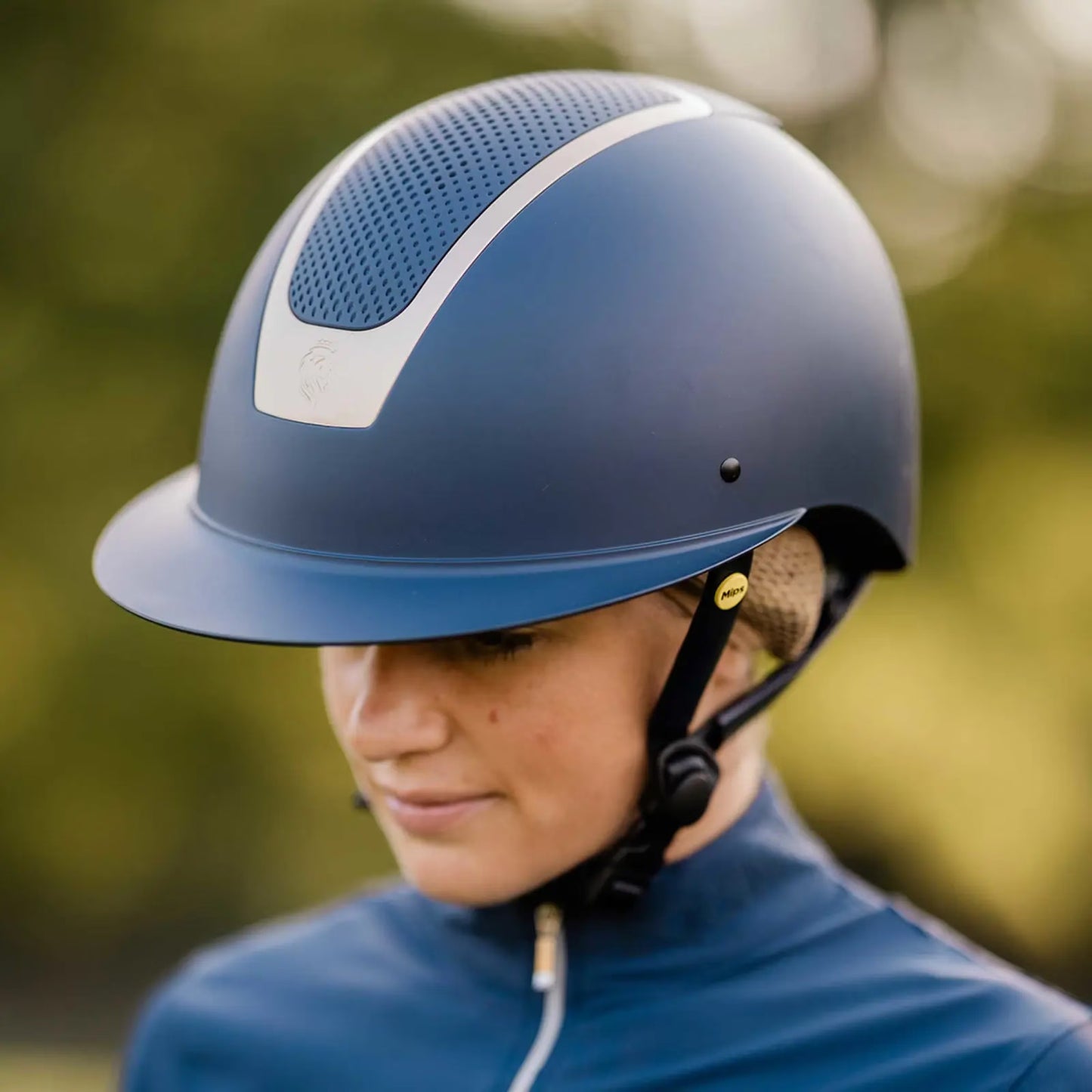 Equinavia Crown MIPS Helmet Navy & Gold