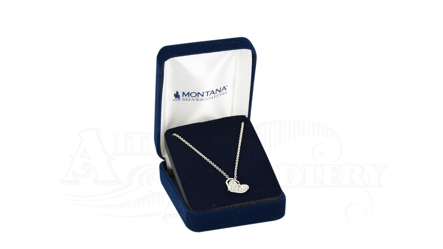 Montana Heart Print Necklace