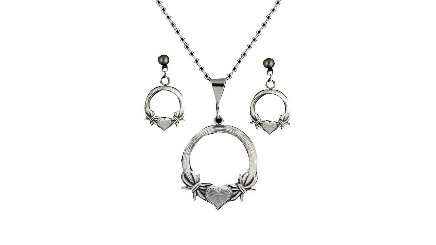 Montana Heart Barbwire Set