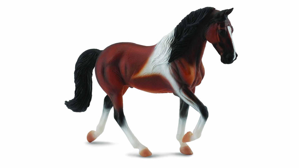 Collecta Tennessee Brown and White Walking Horse Stallion