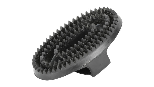 Rubber Curry Comb black