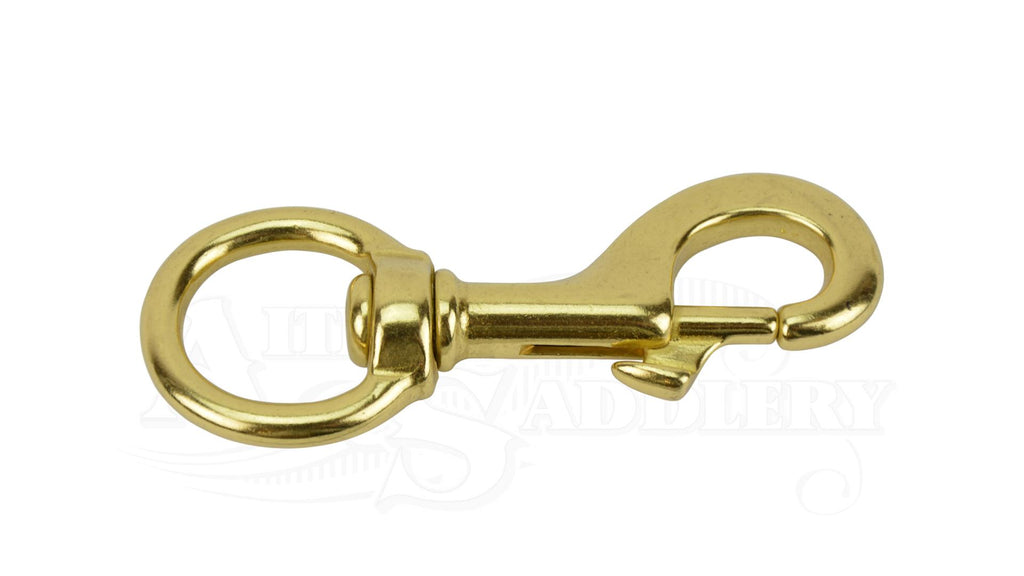 Round Eye Swivel Gold Snap