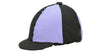 Helmet cover lycra black and purple 