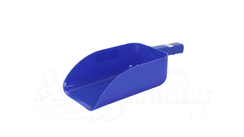 Large Open Food Scoop with Handle blue