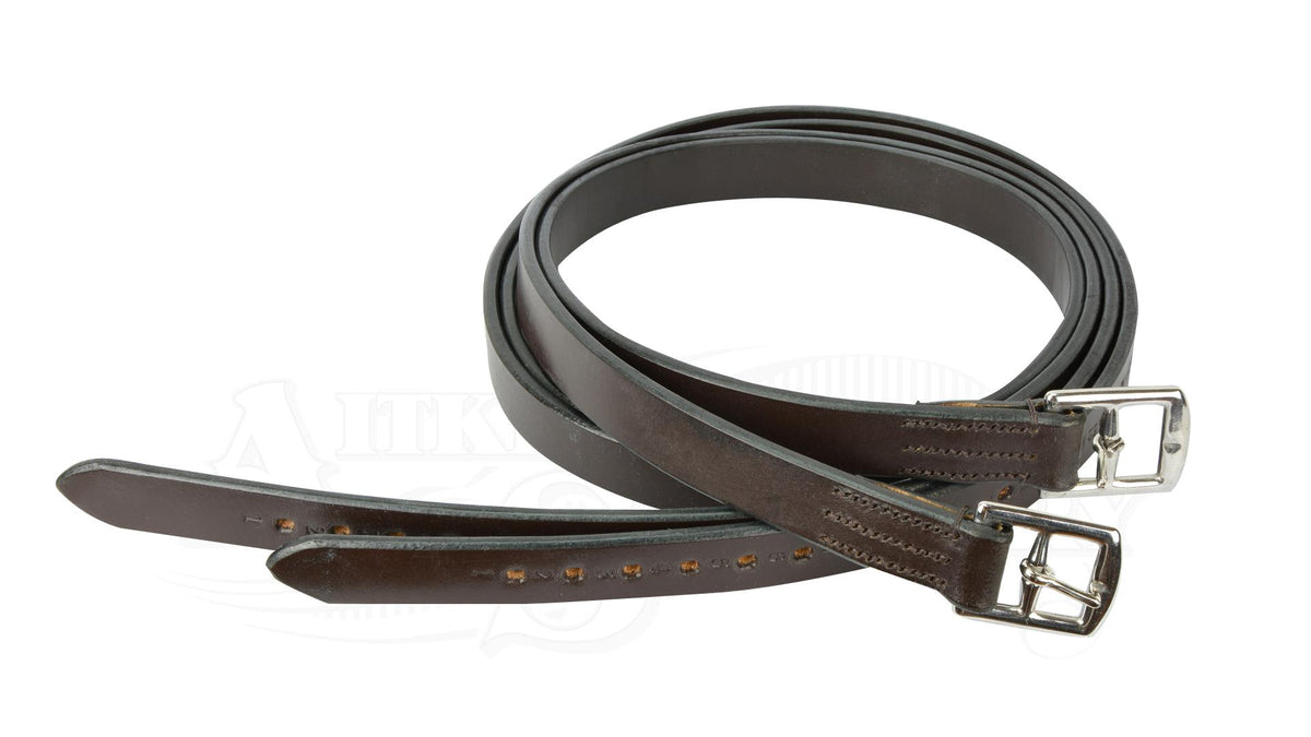Jeffries Stirrup Leathers with Half Hole Aitken's Saddlery