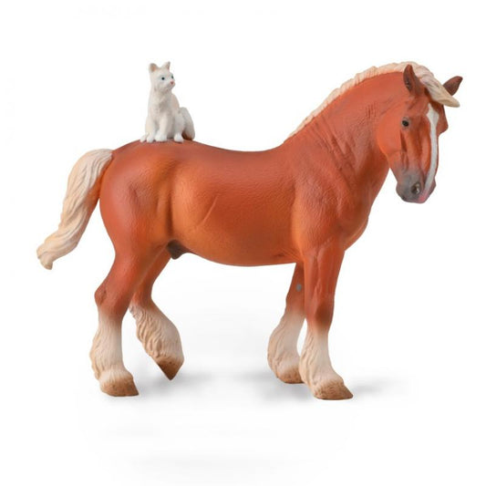 Collecta Draft Horse & Cat