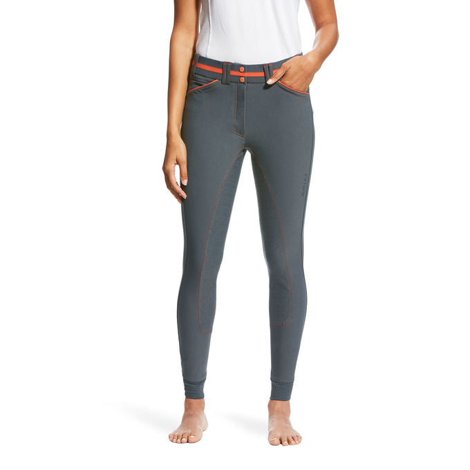 Ariat Womens Heritage Elite Grip FS Breeches Grey