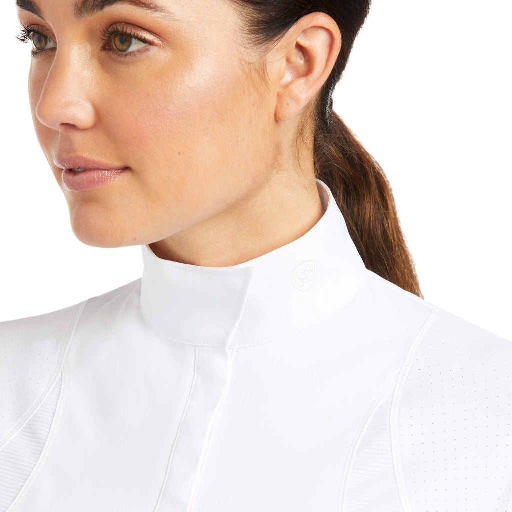 Ariat Ladies White Longsleeve riding shirt