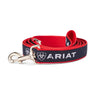 Ariat Dog Leash Team Navy with Red