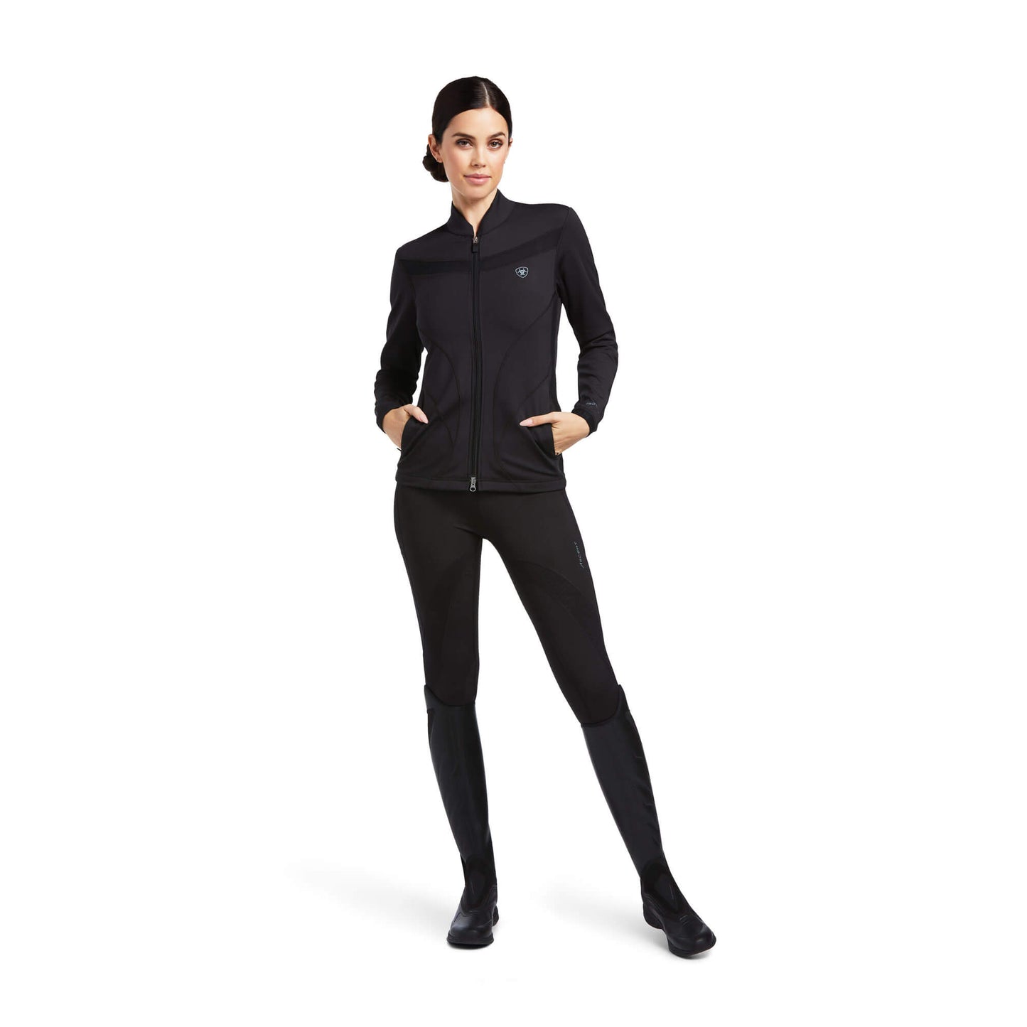 Ariat Ladies Ascent Full Zip Sweatshirt Black