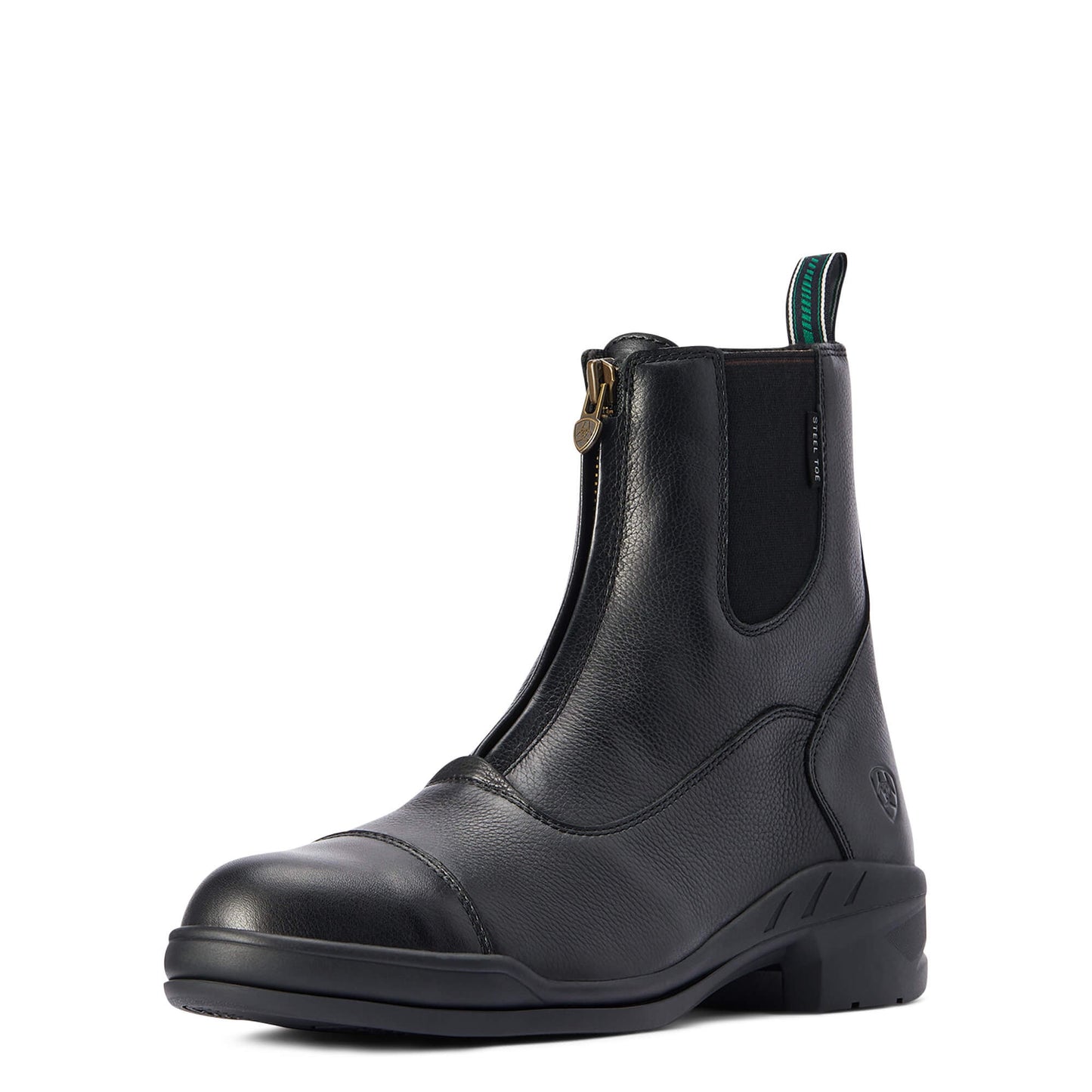 Ariat Mens Heritage IV Zip Steel Toe Boots Black