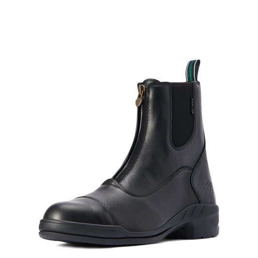 Ariat Mens Heritage IV Zip Steel Toe Boots Black