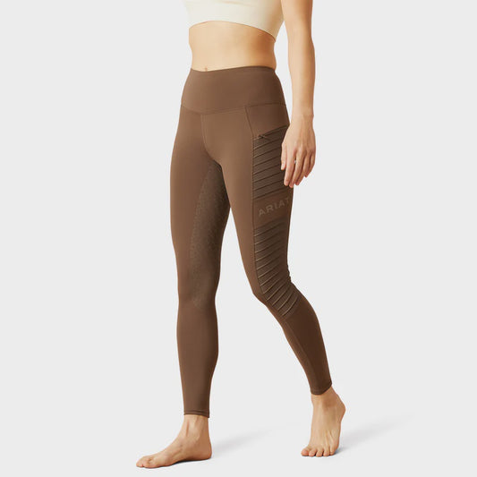Ariat EOS Full Seat Ladies Tights Banyan Brown