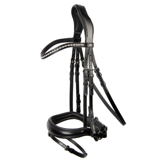 Schockemohle Brantford Black Patent with Silver Bridle