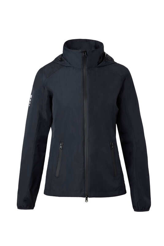 Horze Stella Rain Jacket Very Dark Blue