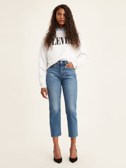 LEVI'S Women's Wedgie Straight Jeans Jazz Jive Sound