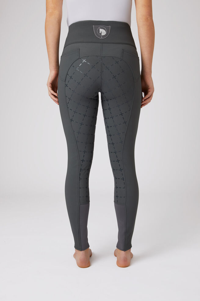 Horze Desiree Ladies Breeches Coal Grey