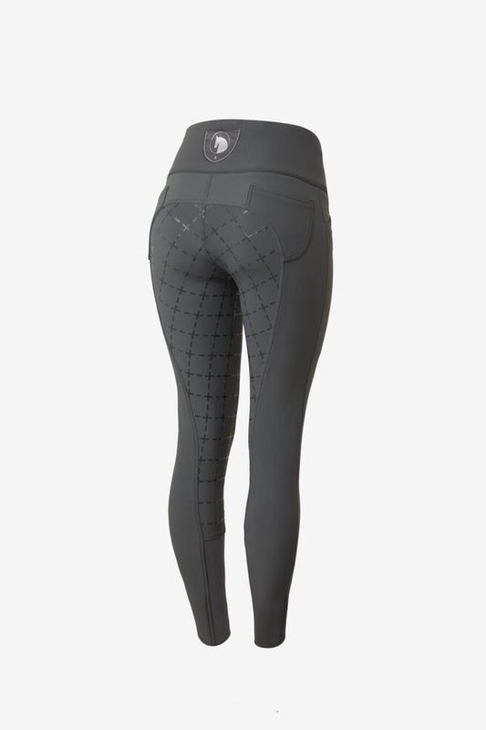 Horze Desiree Ladies Breeches Coal Grey