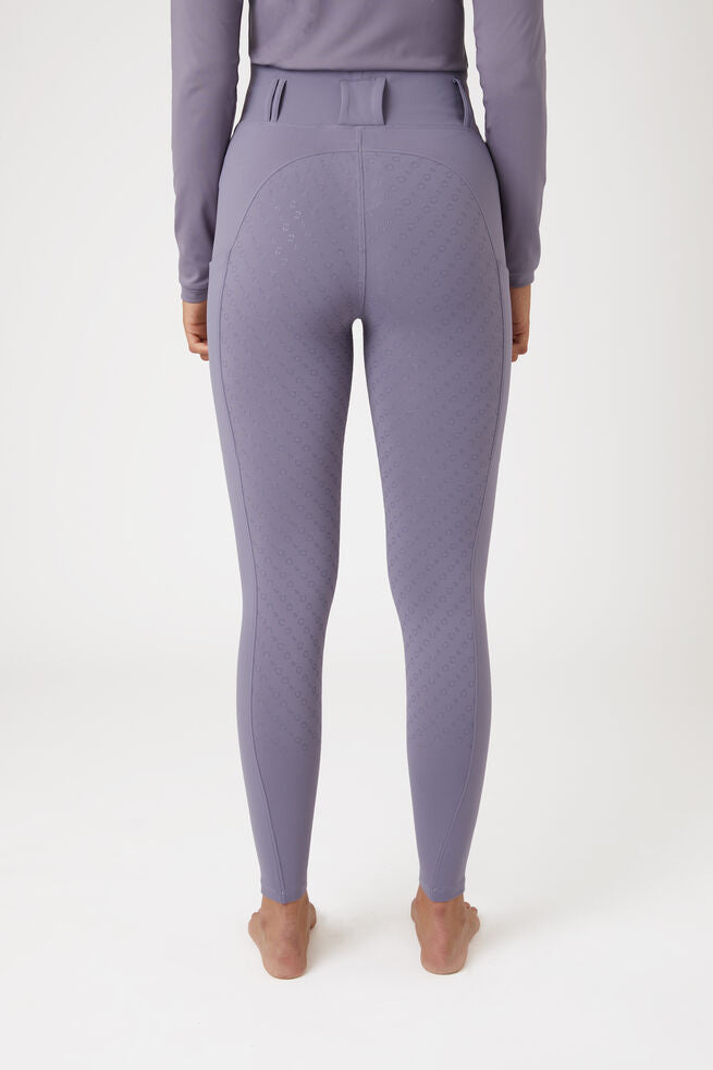 Horze Everly Fullgrip Ladies Grey Ridge Violet
