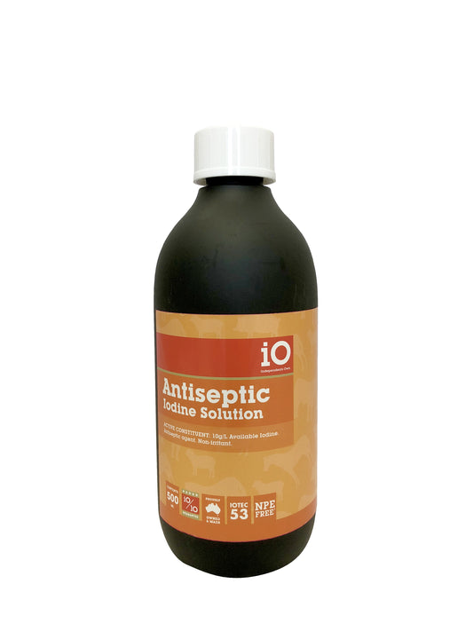iO Antiseptic Iodine Solution 500ml