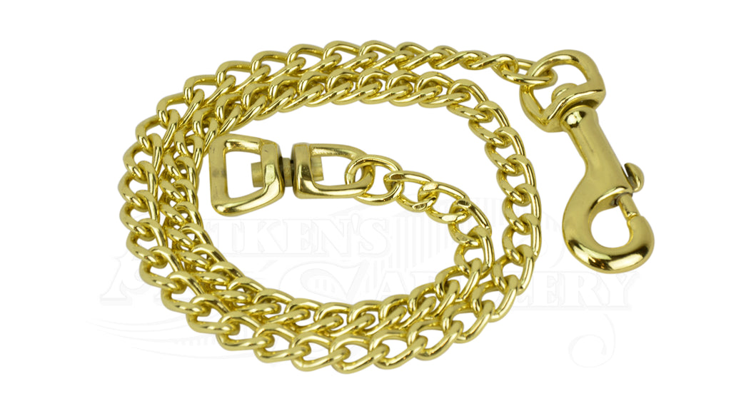 Lead Chain Fine Brass Plated